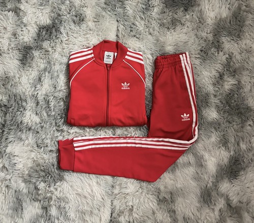 Tuta adidas rossa vintage - rossa,